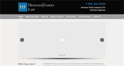 Desktop Screenshot of hendlerlaw.com